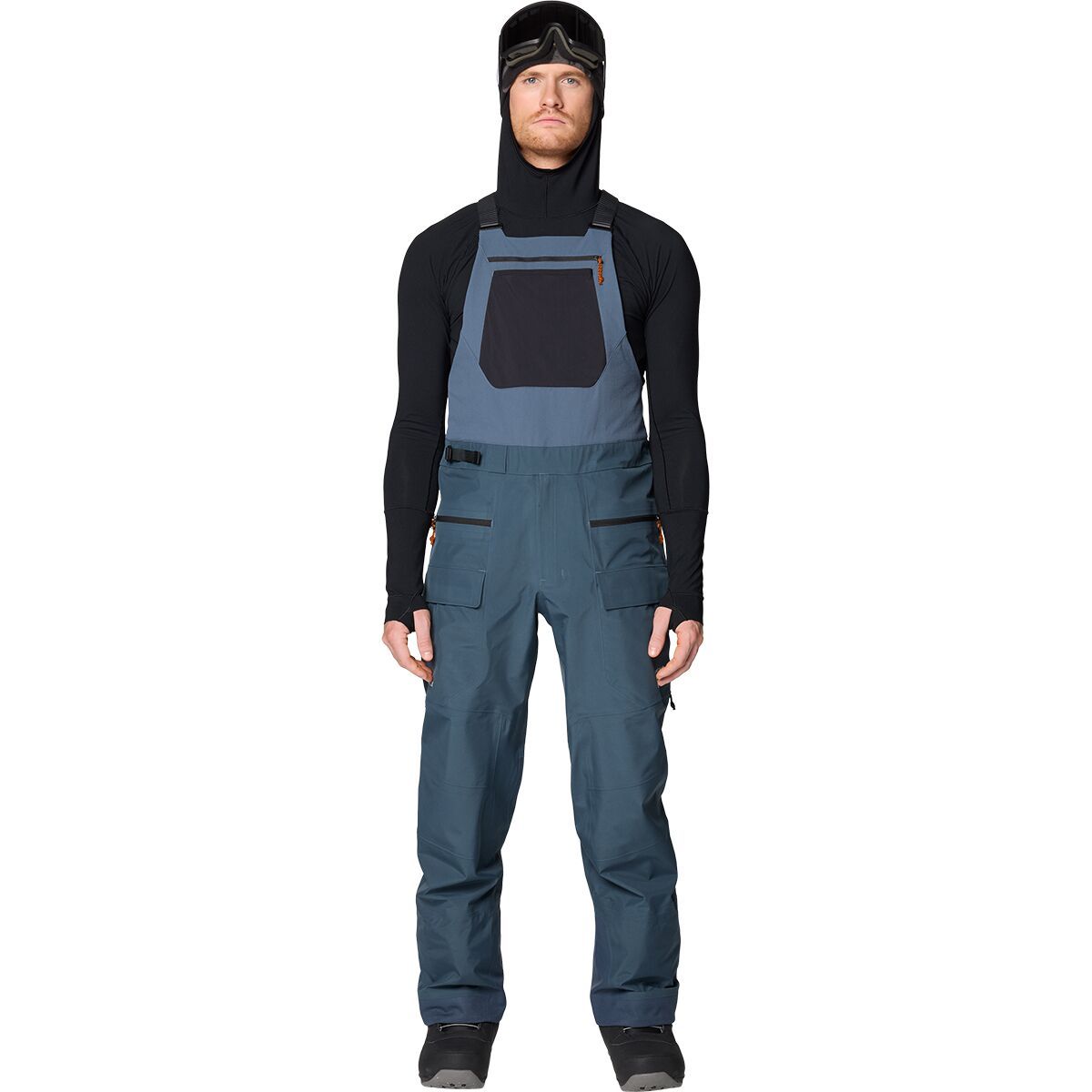 Image of Mountain Hardwear Boundary Ridge GTX 3L Bib Pant - Men's Moon Blue, XL/Reg