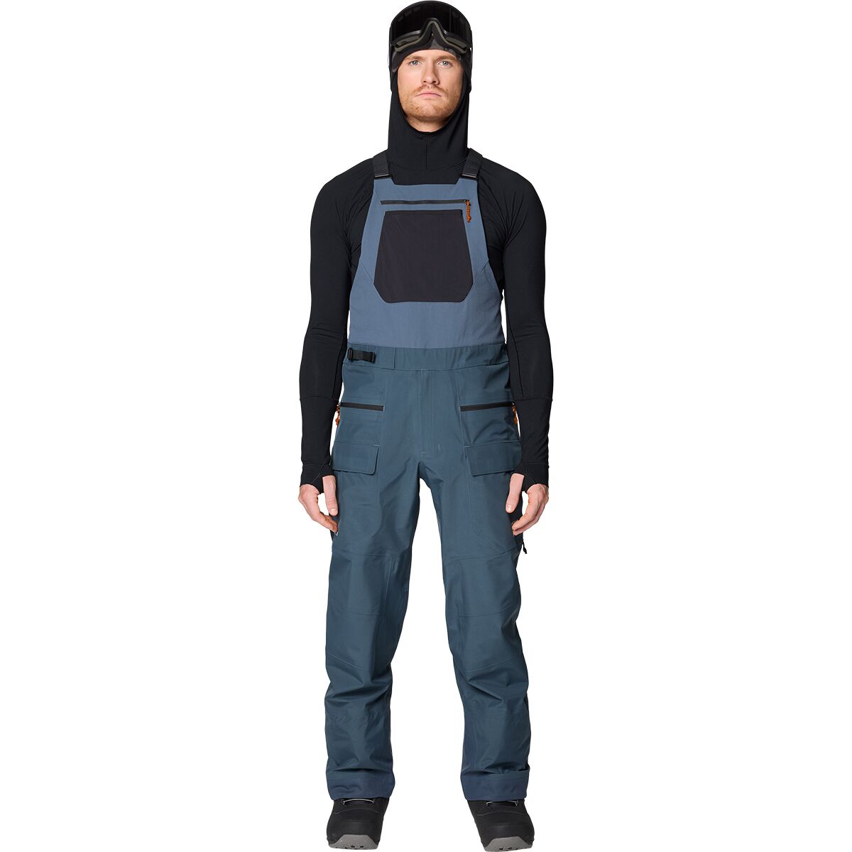 Image of Mountain Hardwear Boundary Ridge GTX 3L Bib Pant - Men's Moon Blue, S/Reg