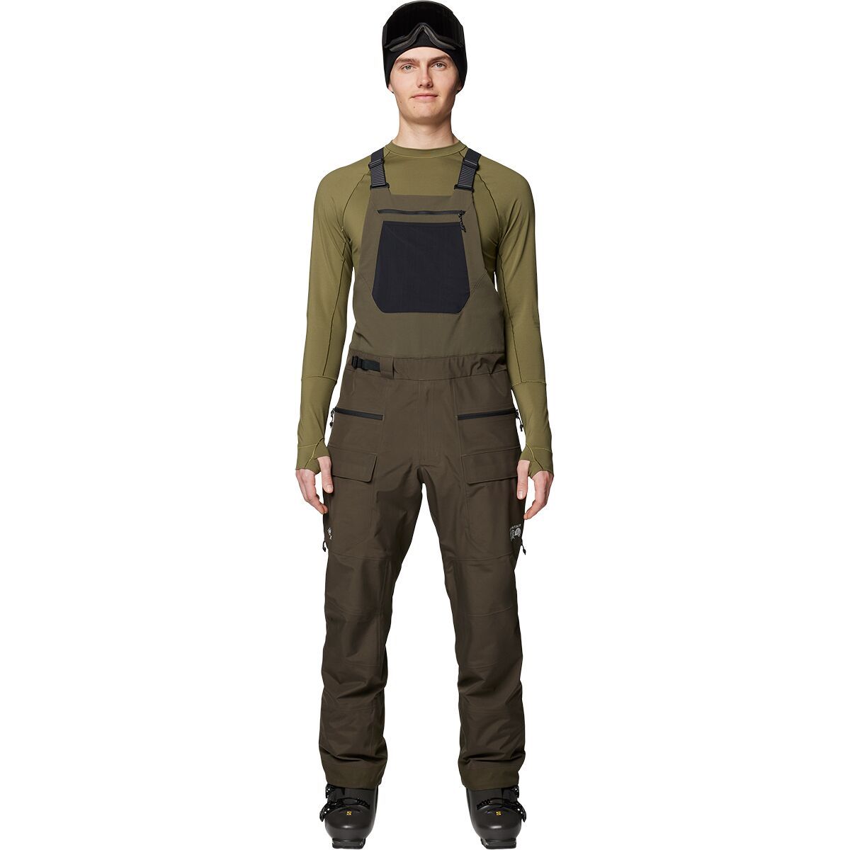 Image of Mountain Hardwear Boundary Ridge GTX 3L Bib Pant - Men's Ridgeline, XXL/Short