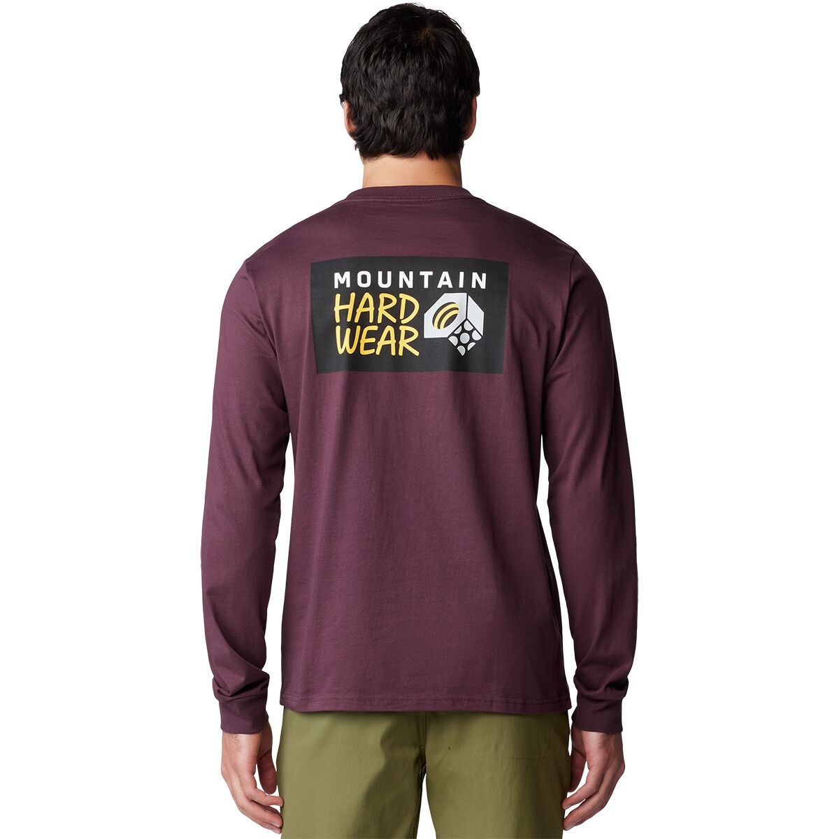 Mountain Hardwear Box Logo M Long-Sleeve T-Shirt - Men's Blackberry, L