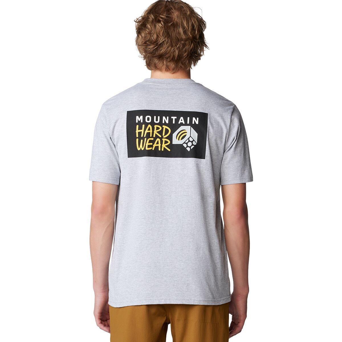 Mountain Hardwear Box Logo M Short-Sleeve T-Shirt - Men's Hardwear Grey Heather, S