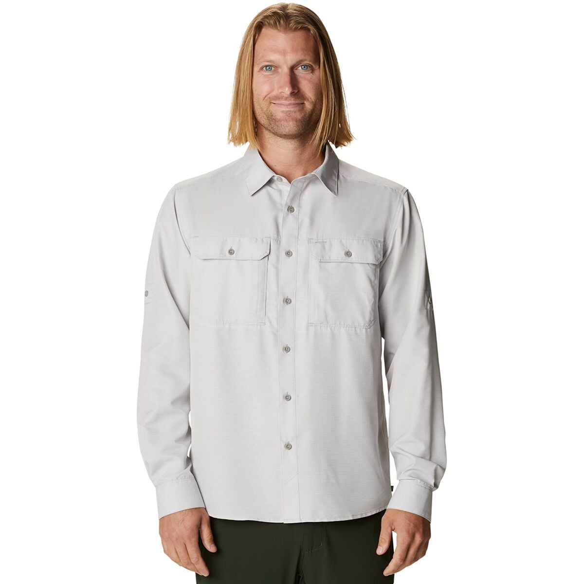 Image of Mountain Hardwear Canyon Long-Sleeve Shirt - Men's Light Dunes, M