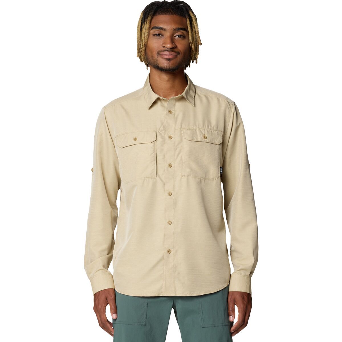 Image of Mountain Hardwear Canyon Long-Sleeve Shirt - Men's Moab Tan, XXL