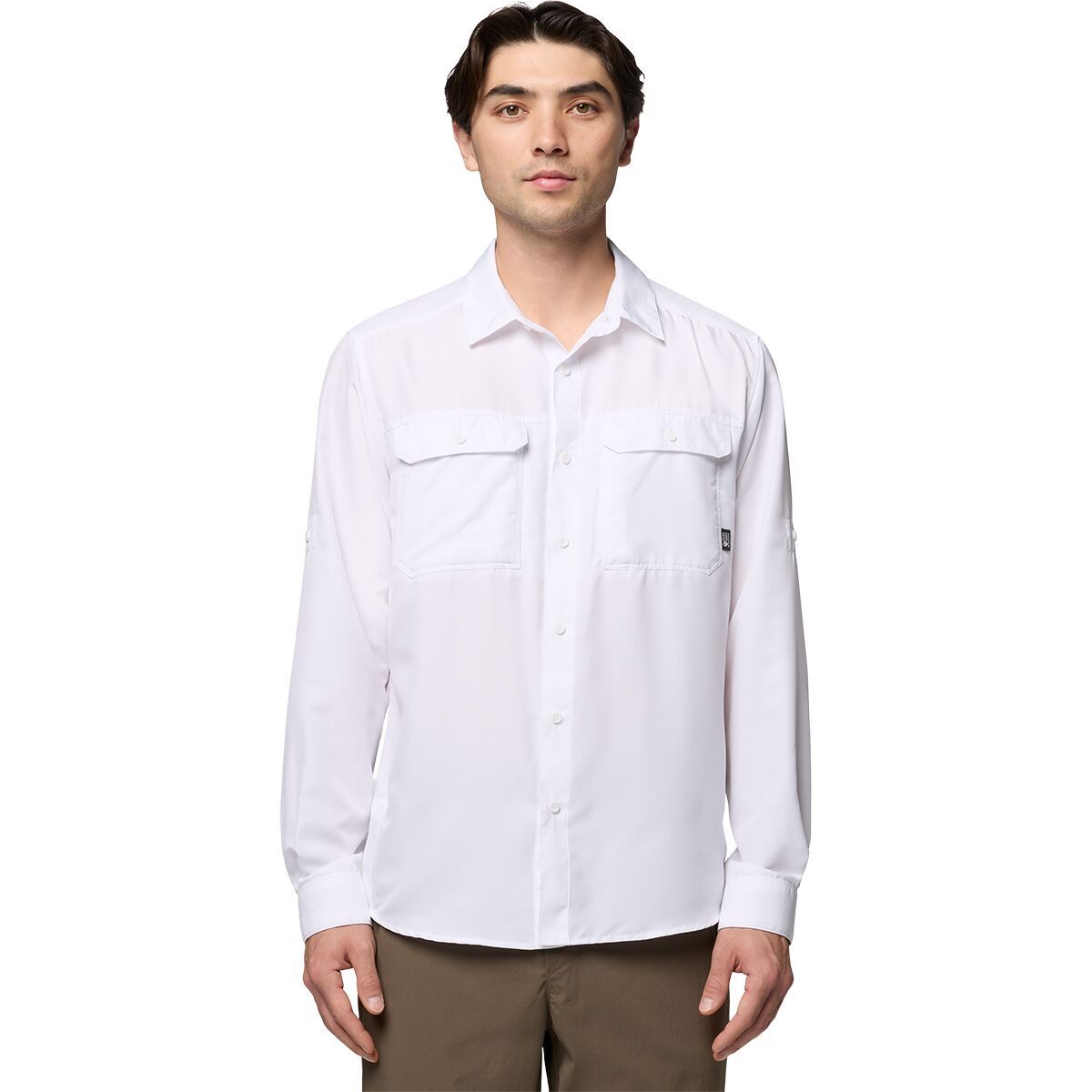 Image of Mountain Hardwear Canyon Long-Sleeve Shirt - Men's White, L