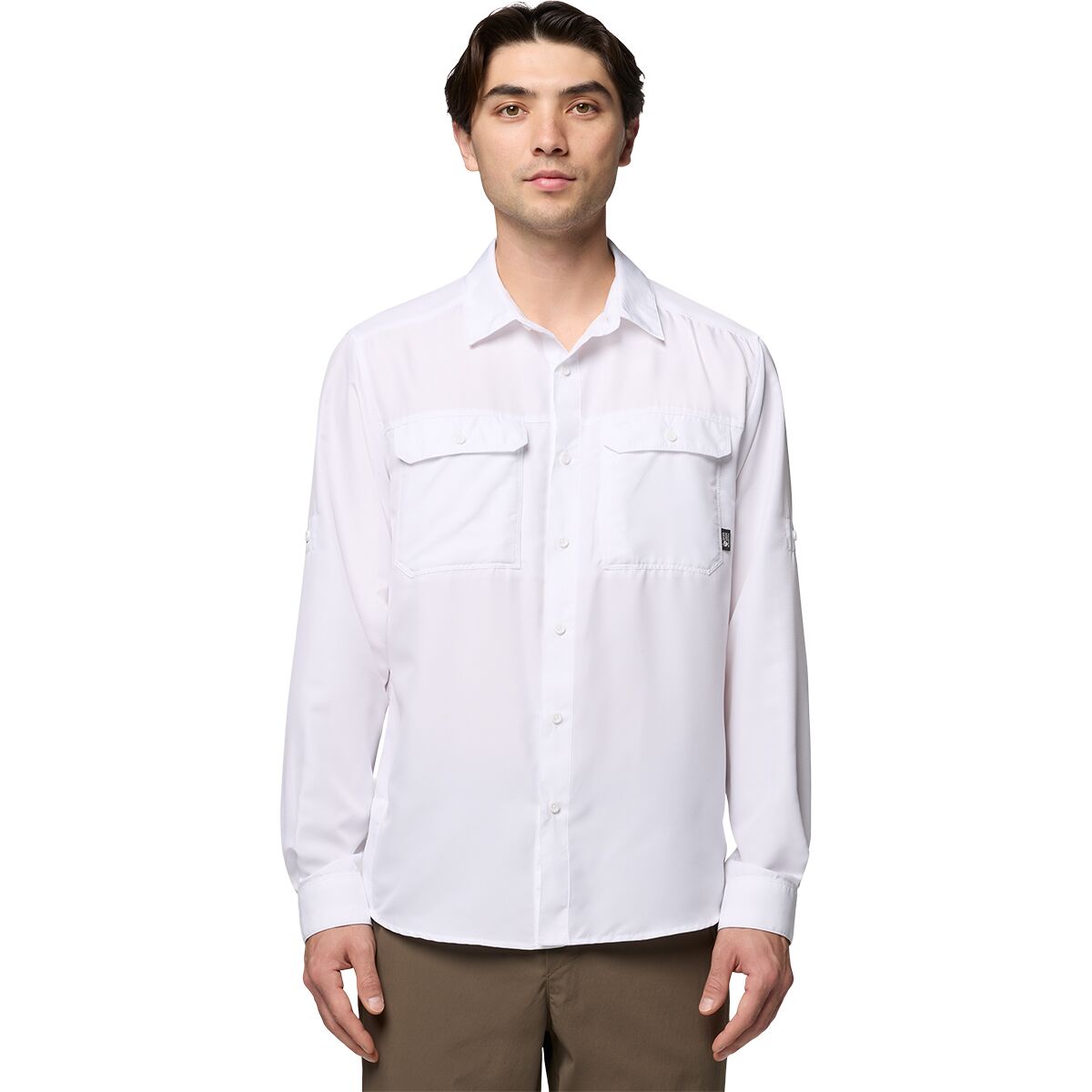 Image of Mountain Hardwear Canyon Long-Sleeve Shirt - Men's White, S