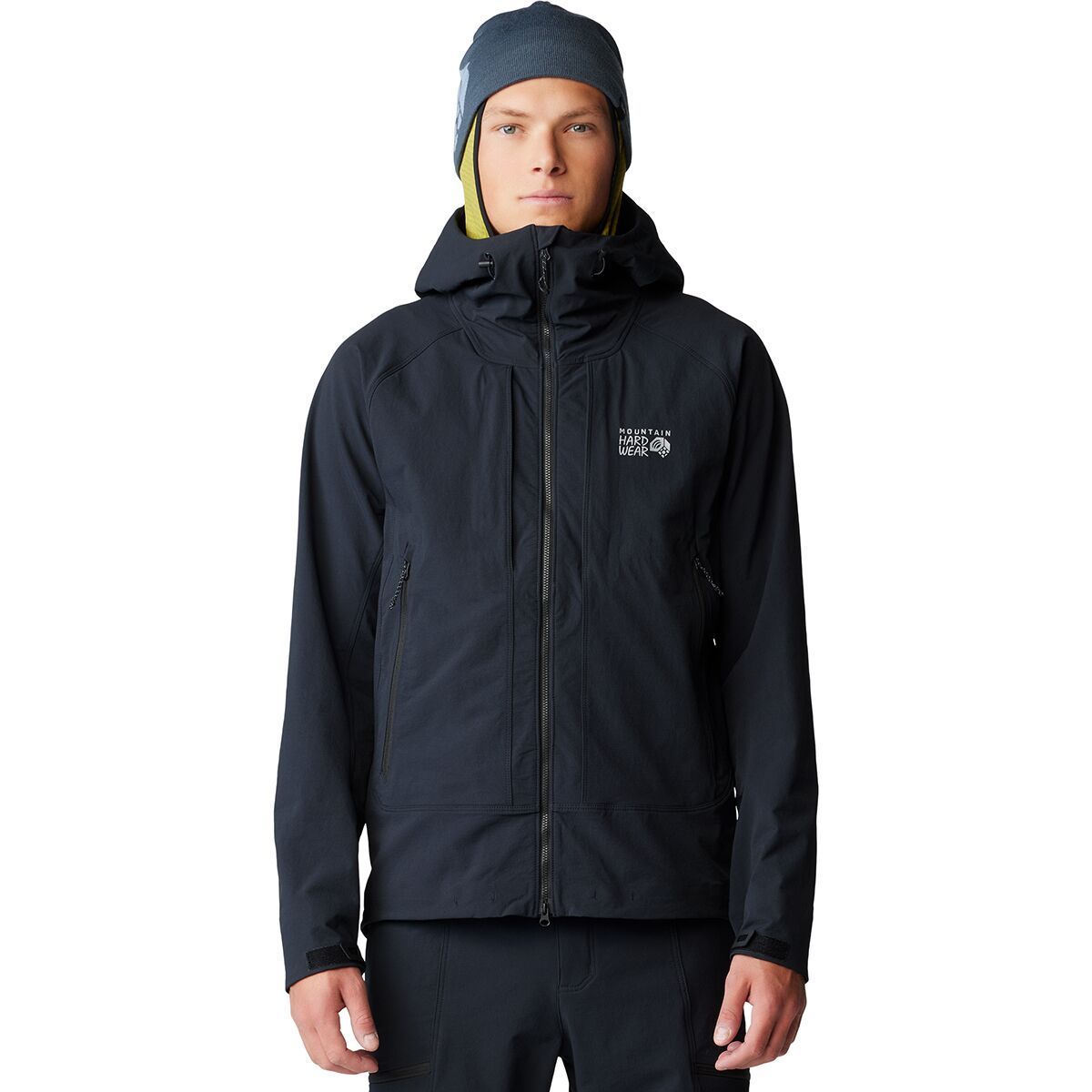 Image of Mountain Hardwear Chockstone Alpine Hooded Jacket - Men's Black, M