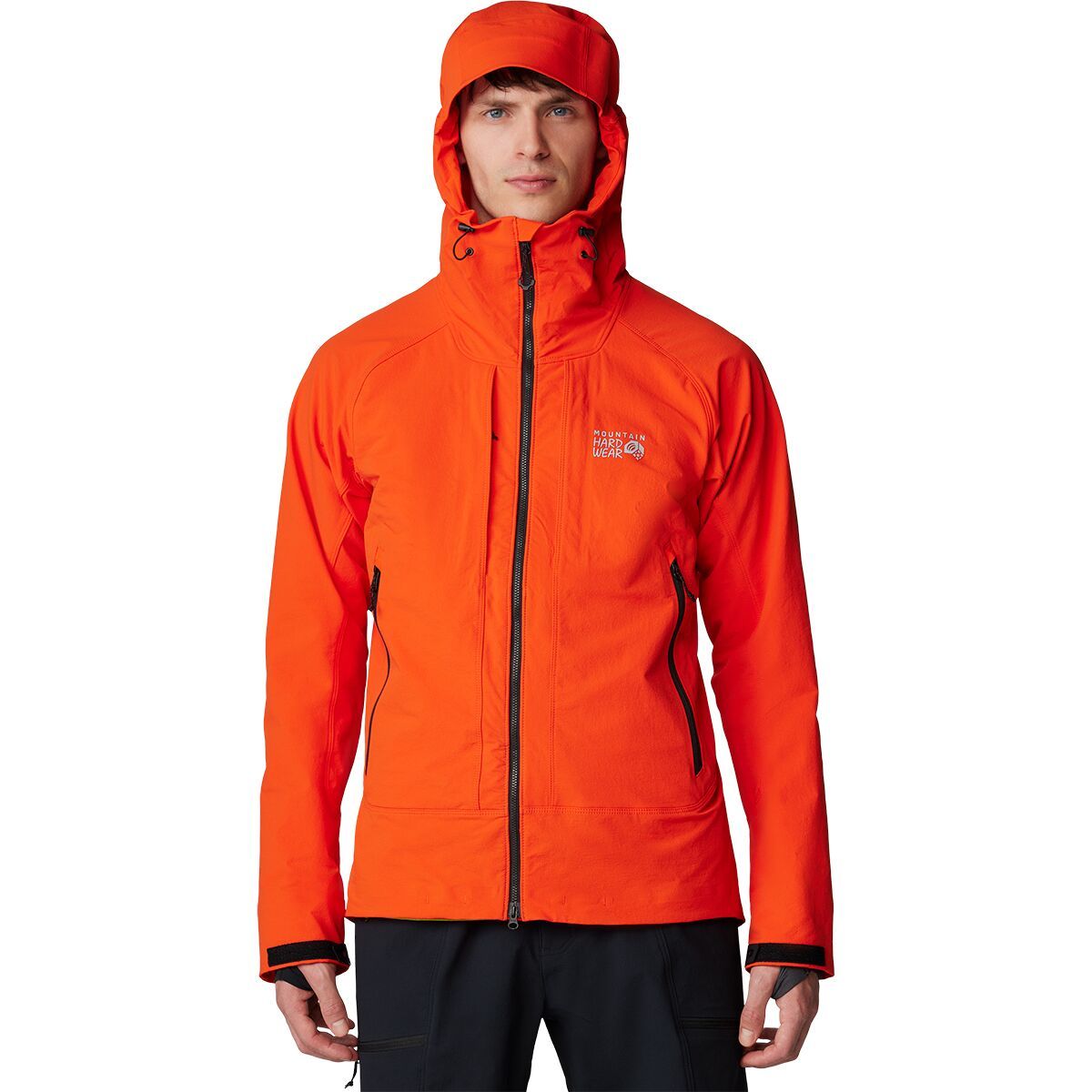 Image of Mountain Hardwear Chockstone Alpine Hooded Jacket - Men's State Orange, M