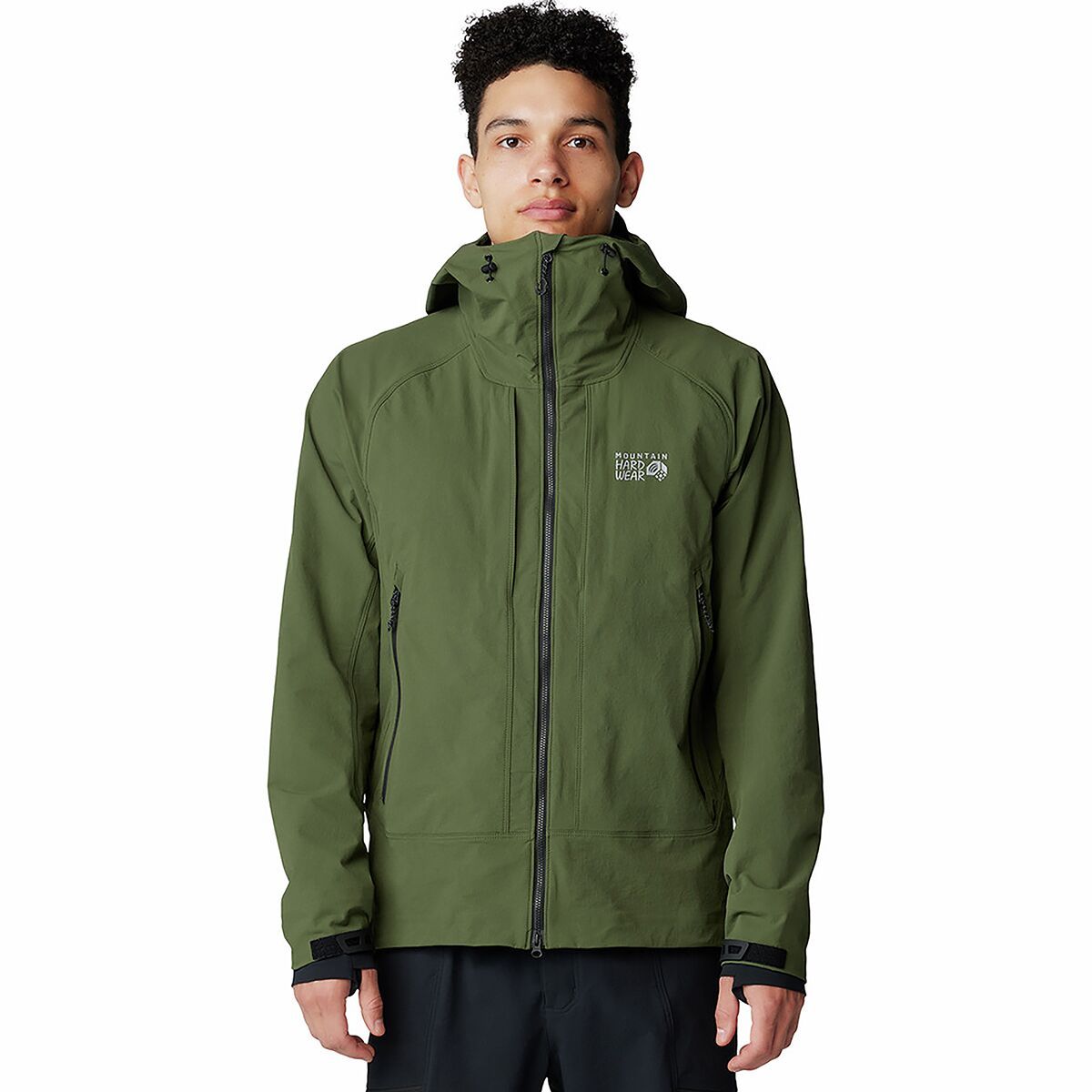 Image of Mountain Hardwear Chockstone Alpine Hooded Jacket - Men's Surplus Green, XL
