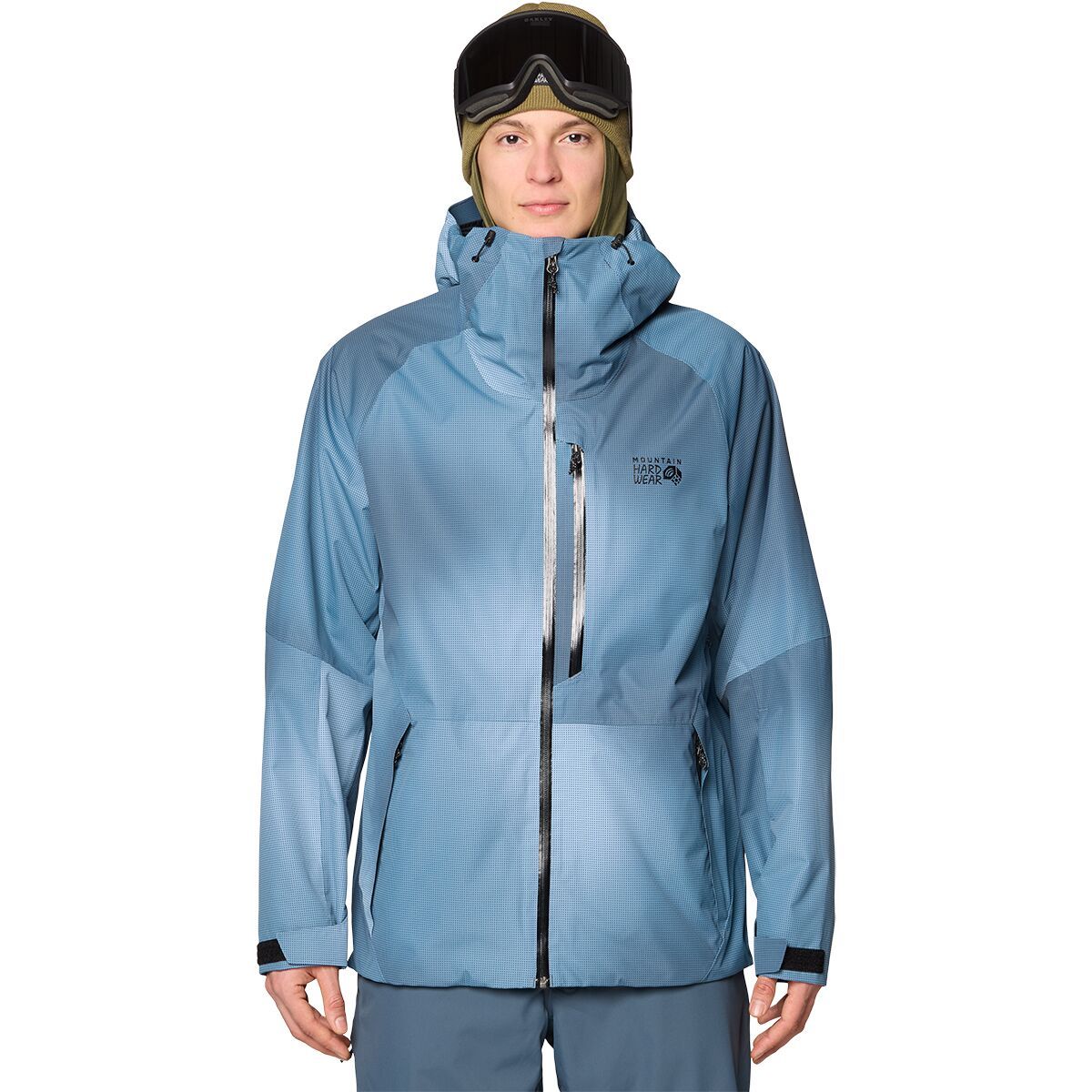 Image of Mountain Hardwear Firefall Jacket - Men's Moon Blue Ombre Print, S