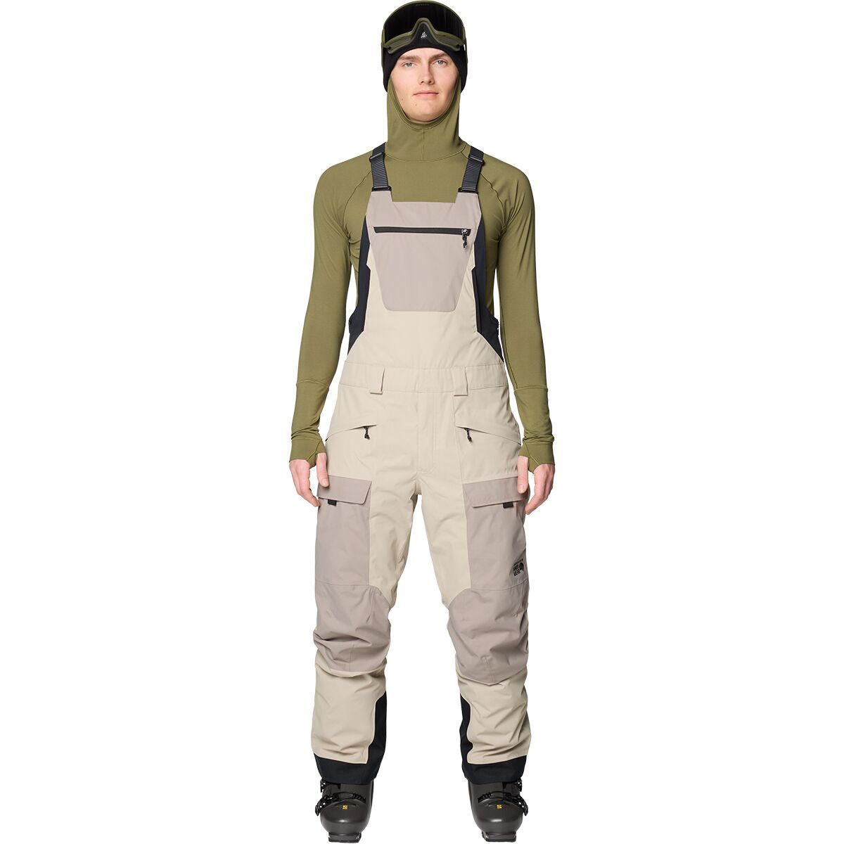 Image of Mountain Hardwear Firefall Bib Pant - Men's Badlands/Dunes, XXL/Reg