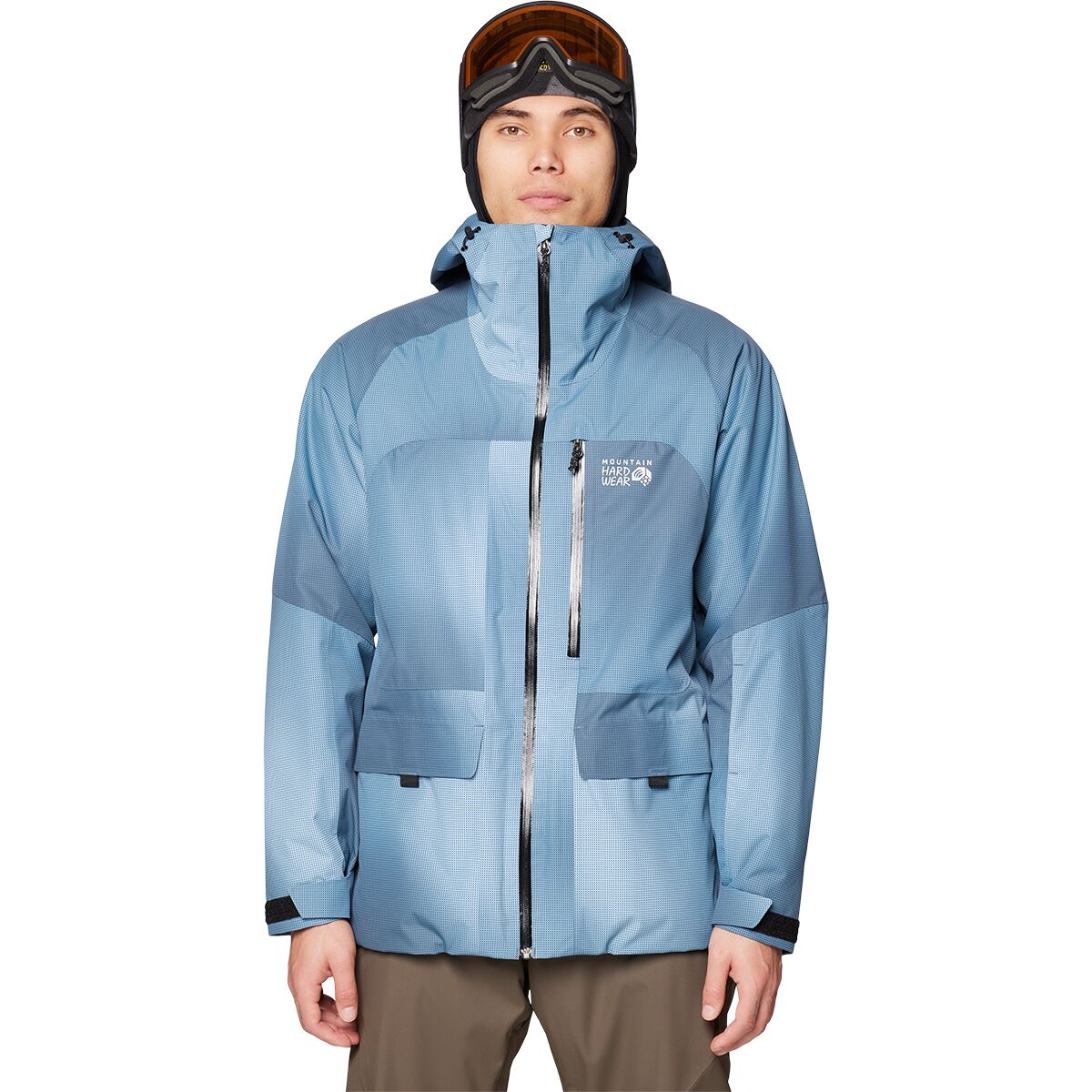 Image of Mountain Hardwear Firefall Insulated Jacket - Men's Moon Blue Ombre Print, L