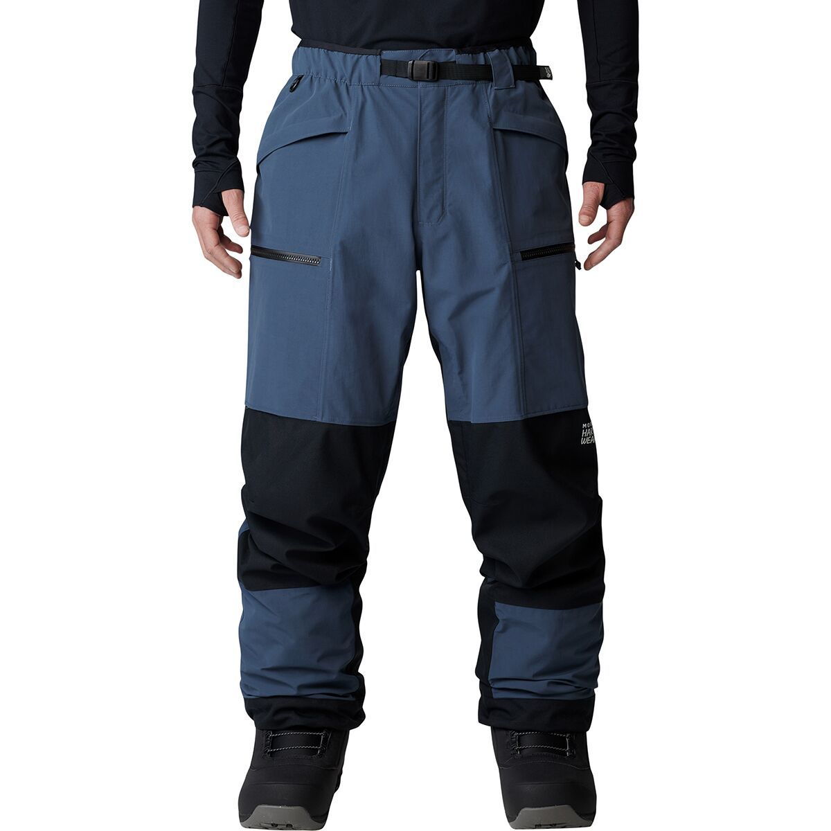 Image of Mountain Hardwear First Tracks Pant - Men's Montauk Blue/Black, S/Reg