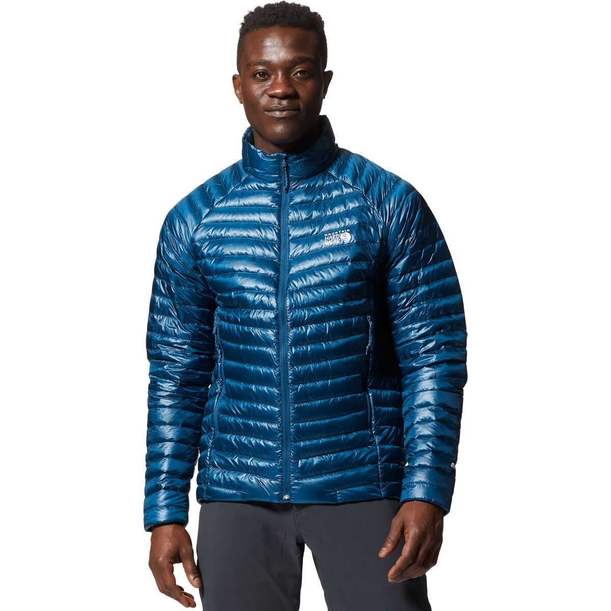 Image of Mountain Hardwear Ghost Whisperer Jacket - Men's Dark Caspian, L