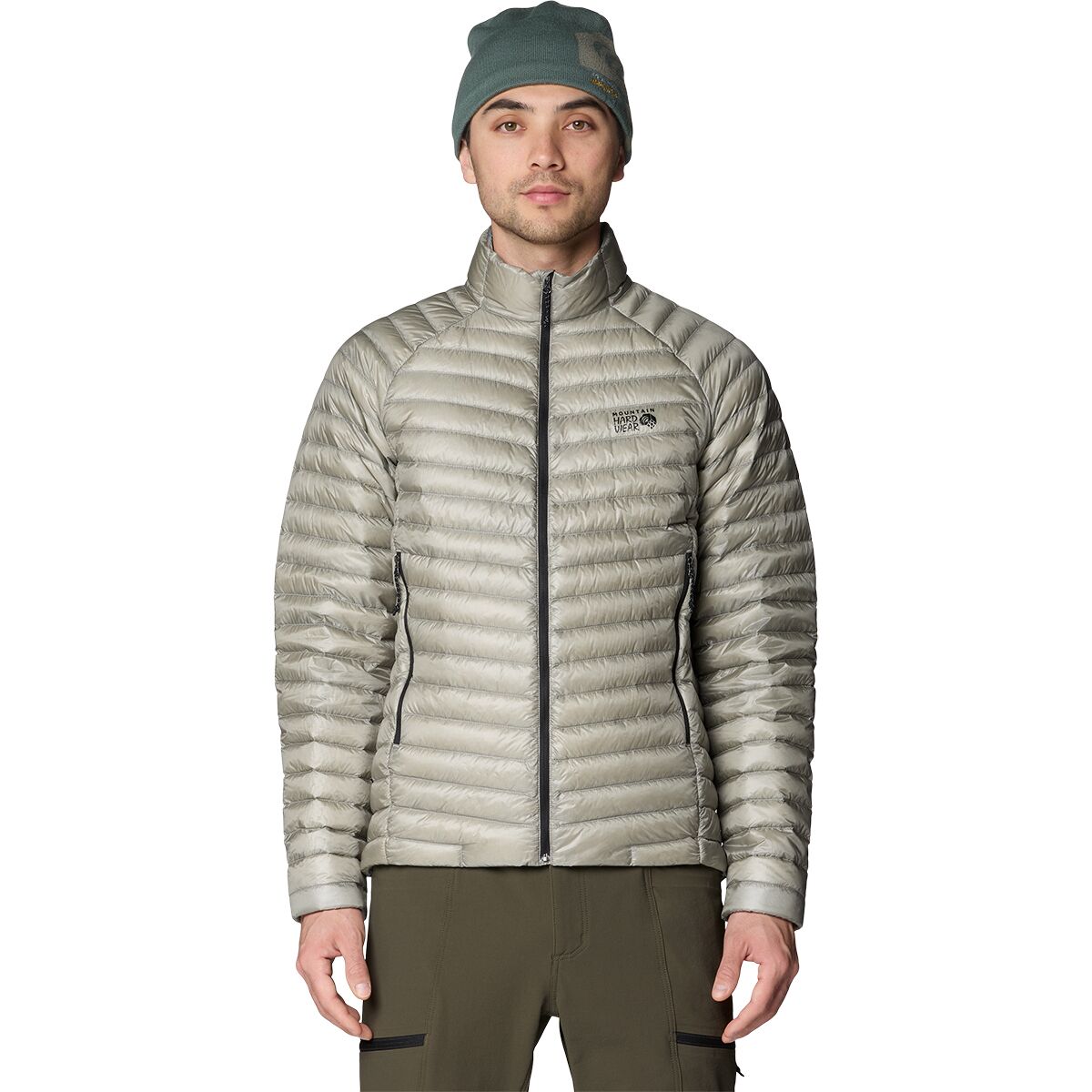 Image of Mountain Hardwear Ghost Whisperer Jacket - Men's Half Moon Grey, M