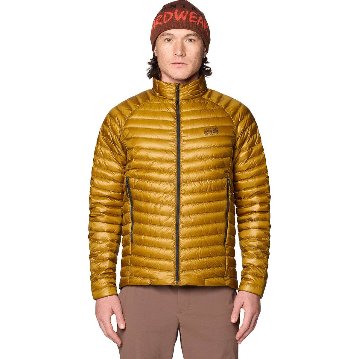Image of Mountain Hardwear Ghost Whisperer Jacket - Men's Olive Gold, XL