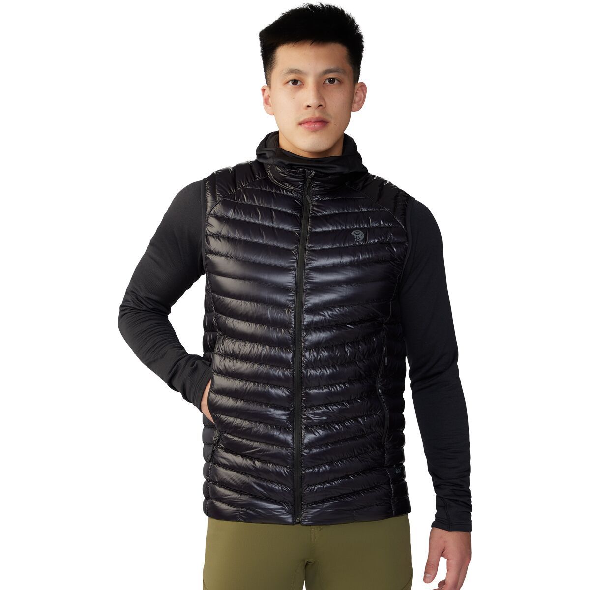 Image of Mountain Hardwear Ghost Whisperer Vest - Men's Black, M