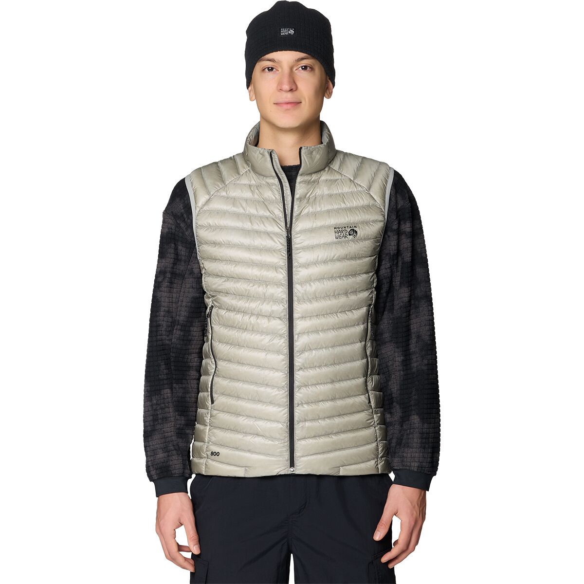 Image of Mountain Hardwear Ghost Whisperer Vest - Men's Half Moon Grey, XL
