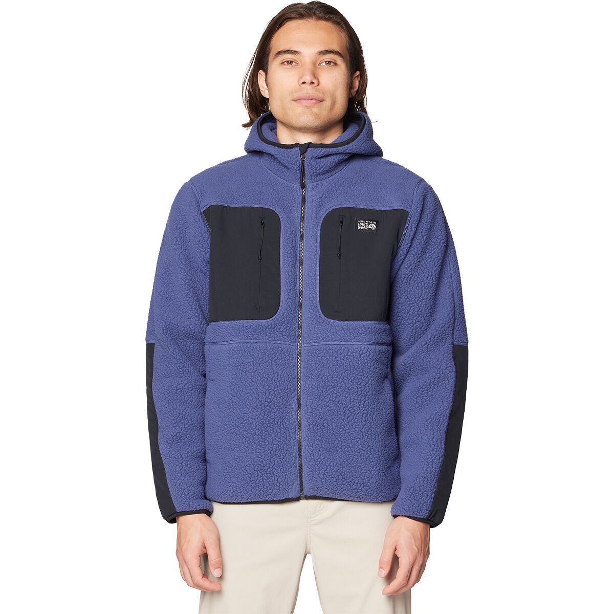 Image of Mountain Hardwear HiCamp Fleece Hoodie - Men's Lapis Dusk, M