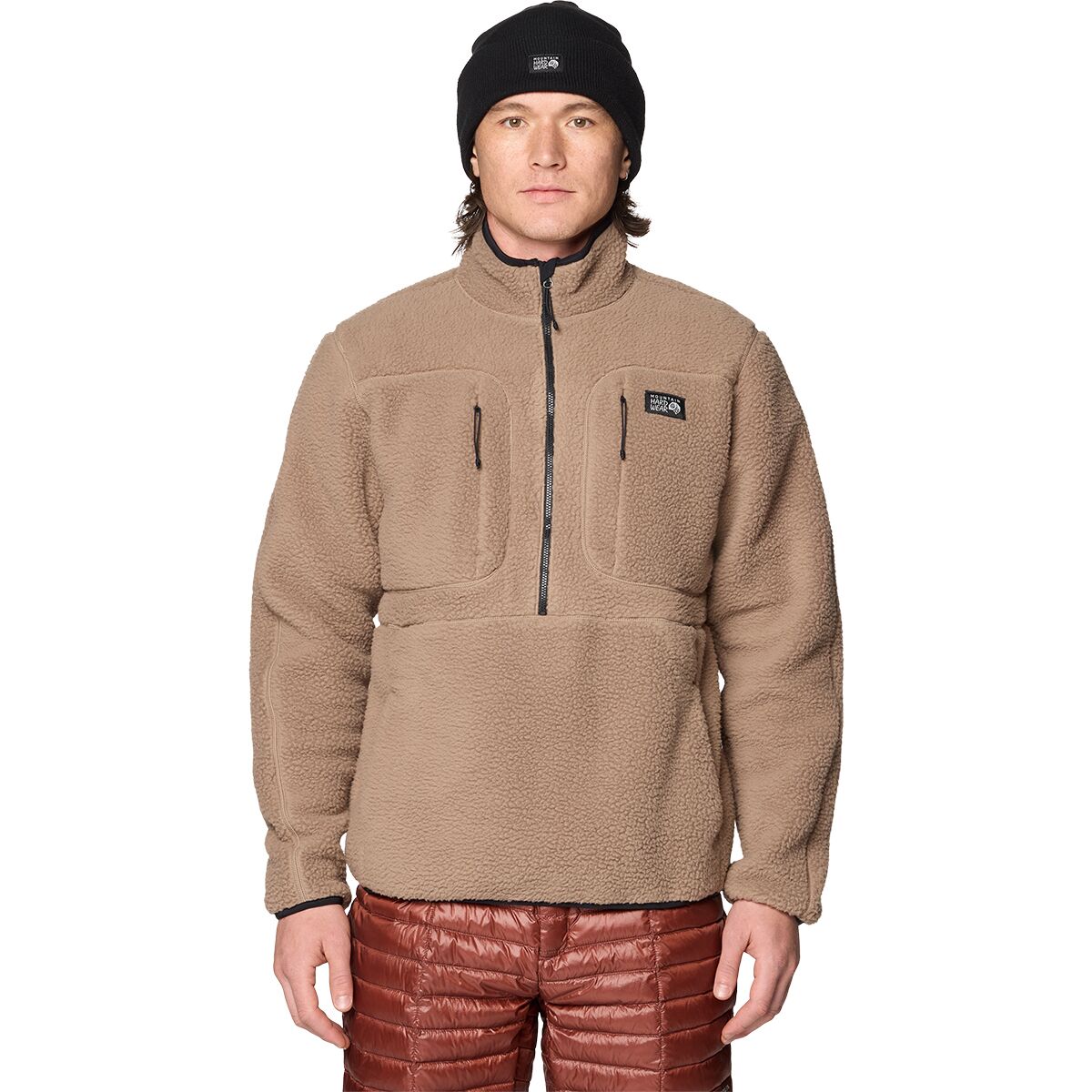 Image of Mountain Hardwear HiCamp Fleece Pullover - Men's Wild Taupe, M