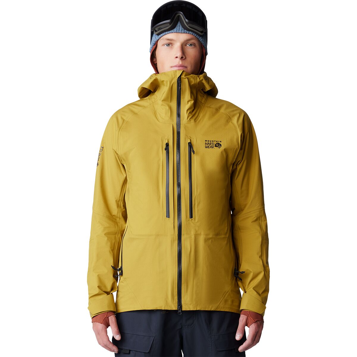 Image of Mountain Hardwear High Exposure GORE-TEX C-Knit Jacket - Men's Dark Bolt, S