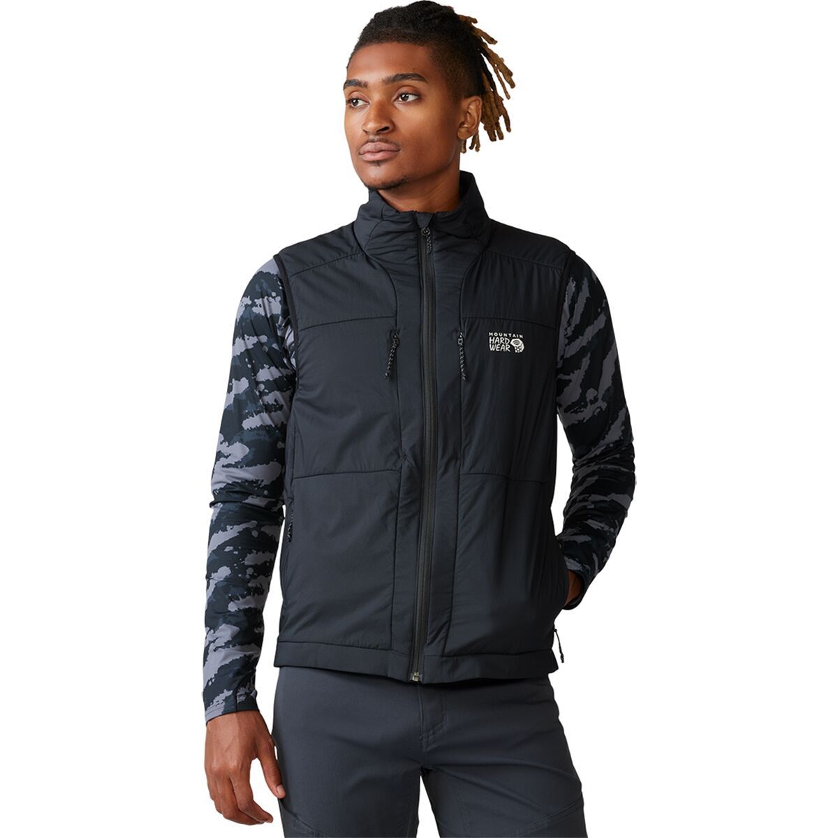 Image of Mountain Hardwear Kor Airshell Warm Vest - Men's Black, L