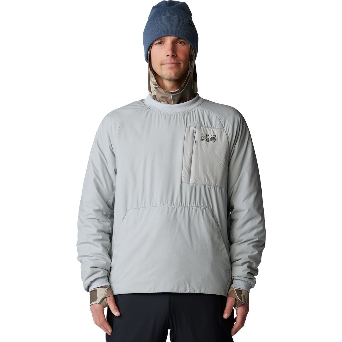 Image of Mountain Hardwear Kor Alloy Crew Sweatshirt - Men's Glacial, M