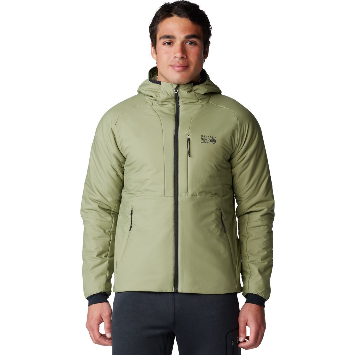 Image of Mountain Hardwear Kor Stasis Hooded Jacket - Men's Mantis Green, L