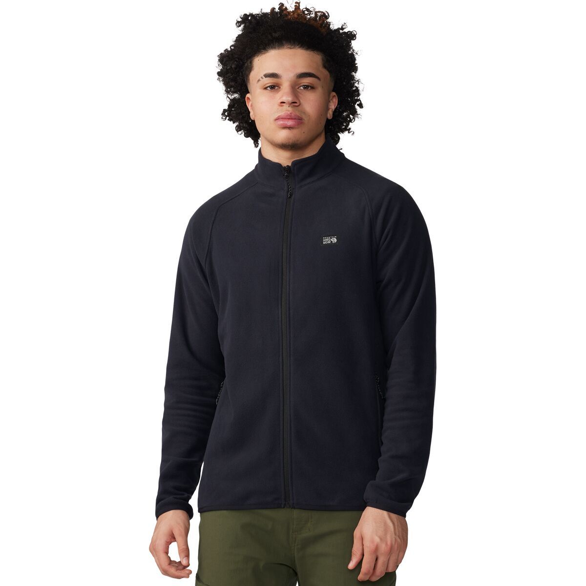 Image of Mountain Hardwear Microchill Full-Zip Jacket - Men's Black, XL