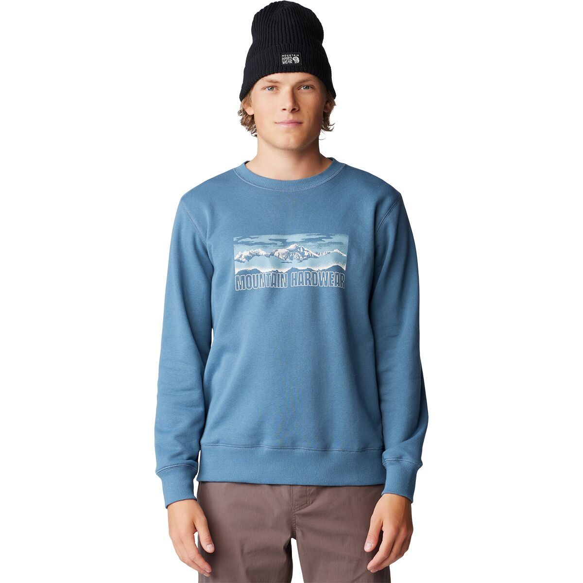 Mountain Hardwear Mt. Whitney Crew Sweatshirt - Men's Asiatic Blue, M