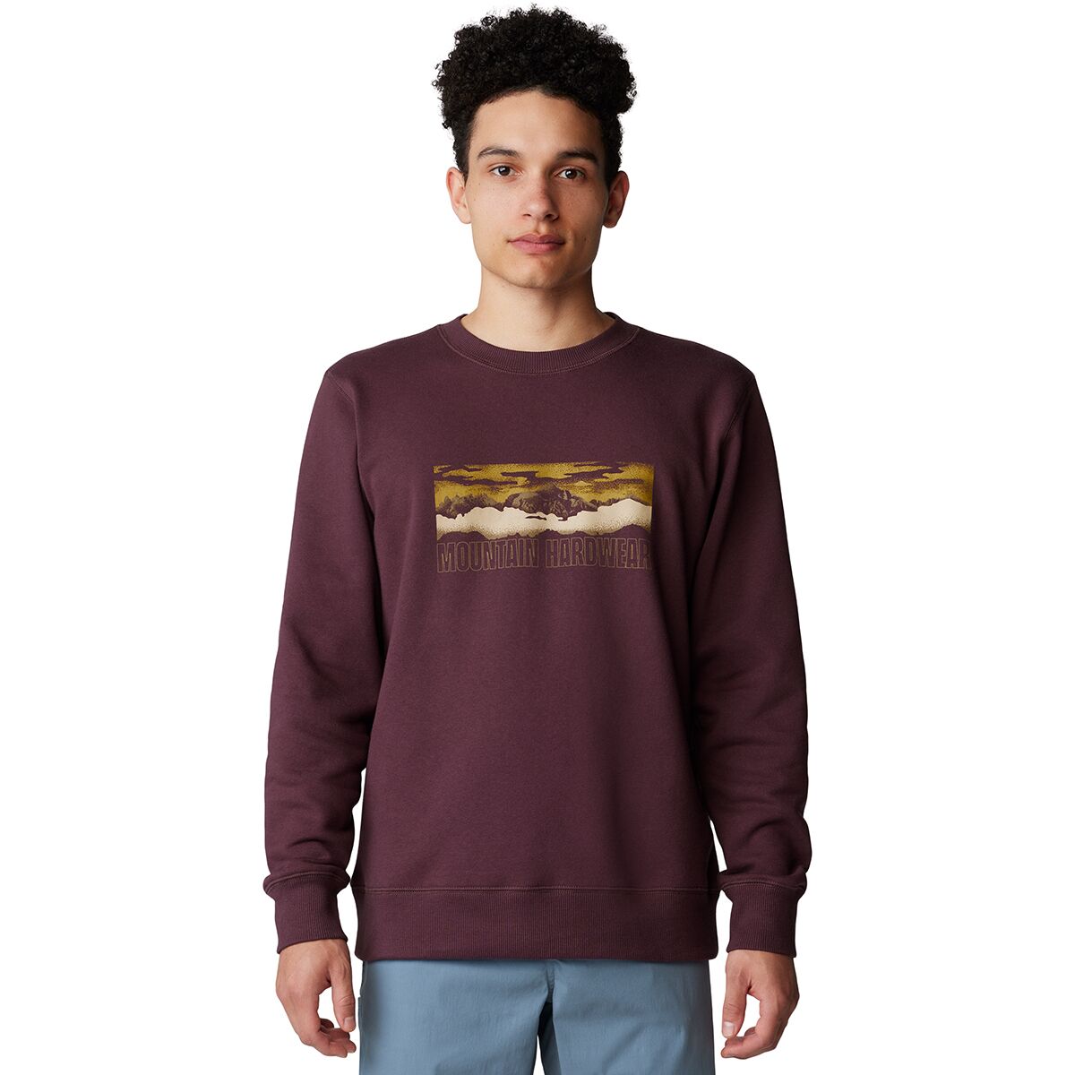 Mountain Hardwear Mountain Hardwear Mt. Whitney Crew Sweatshirt - Men's Blackberry, XL
