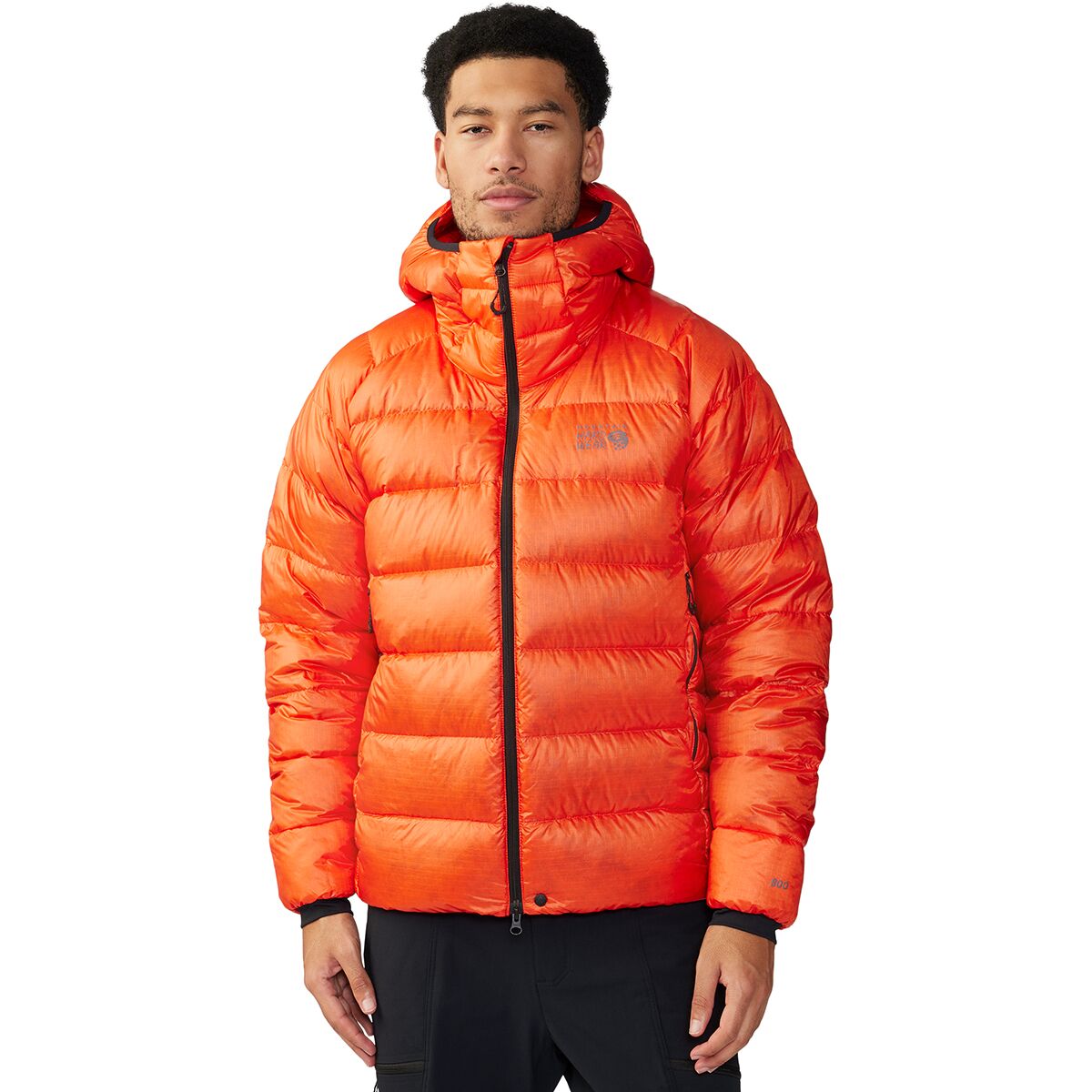 Image of Mountain Hardwear Phantom Alpine Down Hooded Jacket - Men's State Orange, L