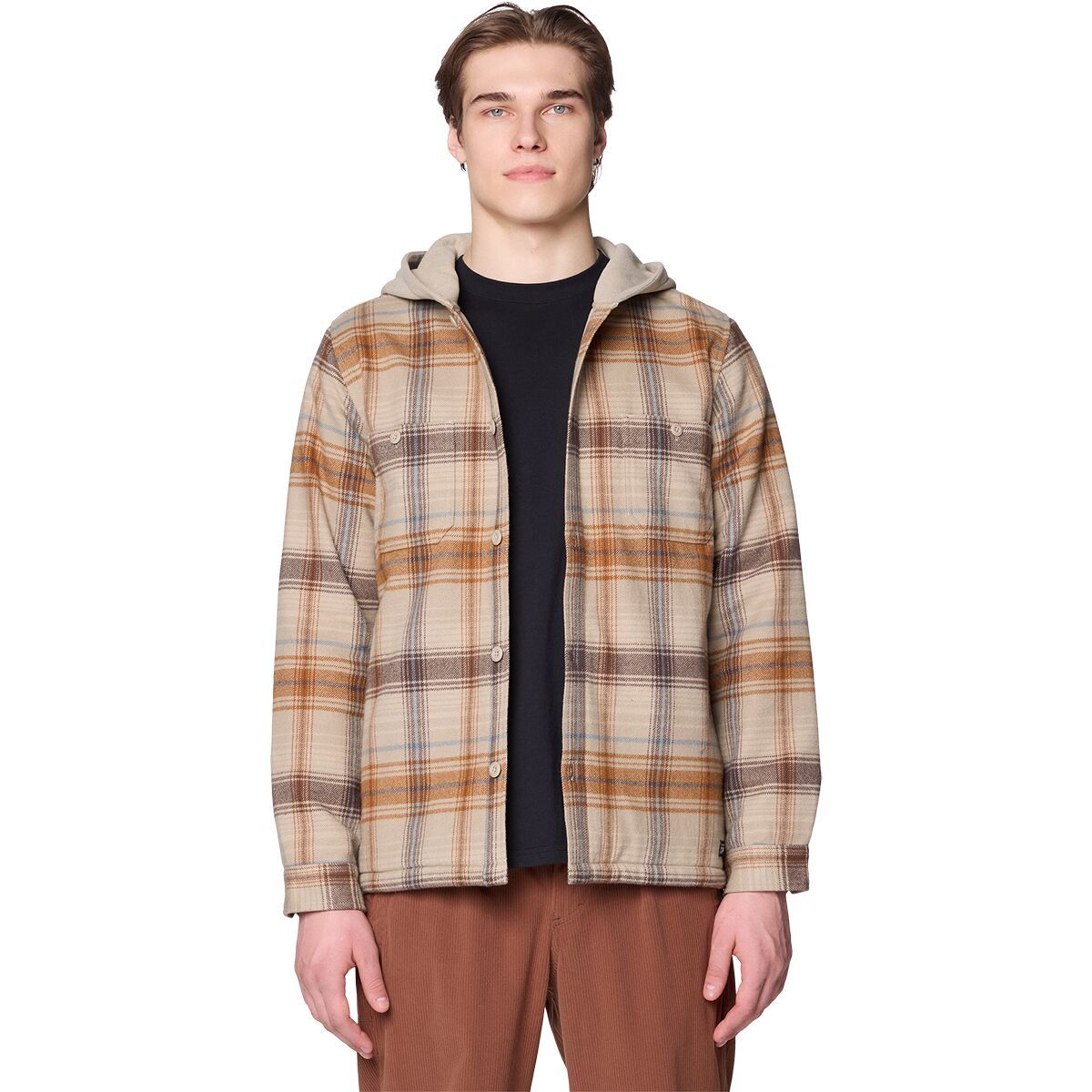 Image of Mountain Hardwear Plusher Microchill Lined Shirt - Men's Badlands Wyoming Plaid, L