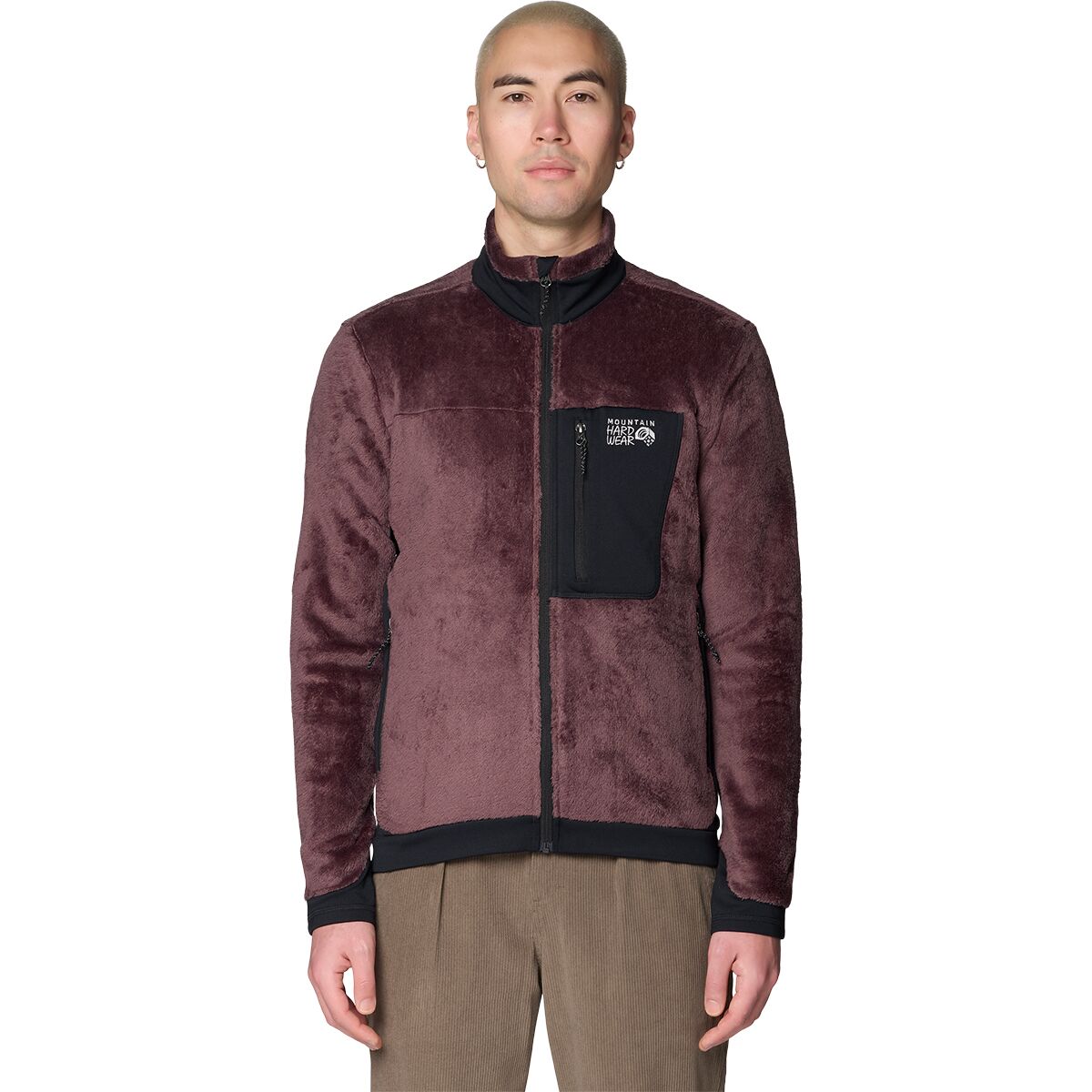 Image of Mountain Hardwear Polartec High Loft Jacket - Men's Carob/Black, L