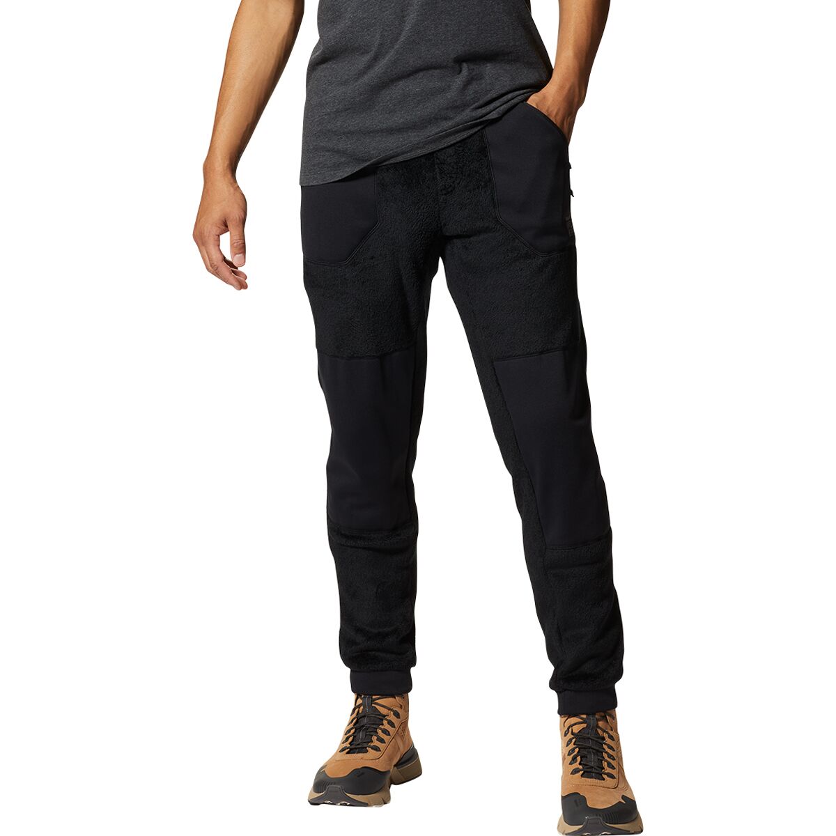 Image of Mountain Hardwear Polartec High Loft Pant - Men's Black, L/Reg