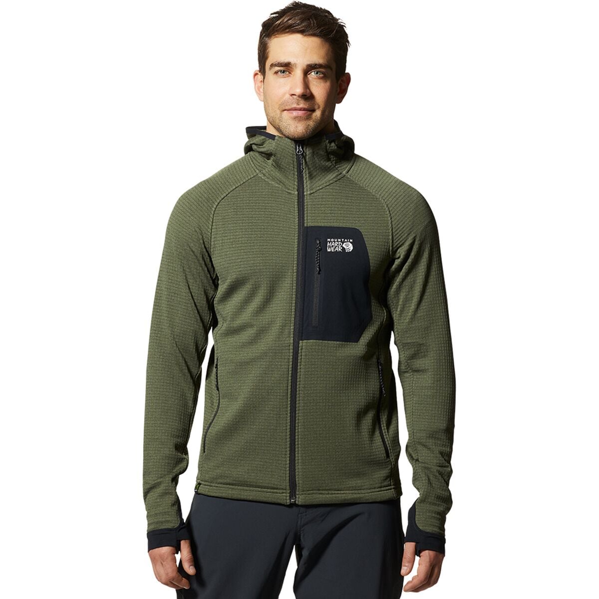 Mountain Hardwear Polartec Power Grid Full-Zip Hoodie