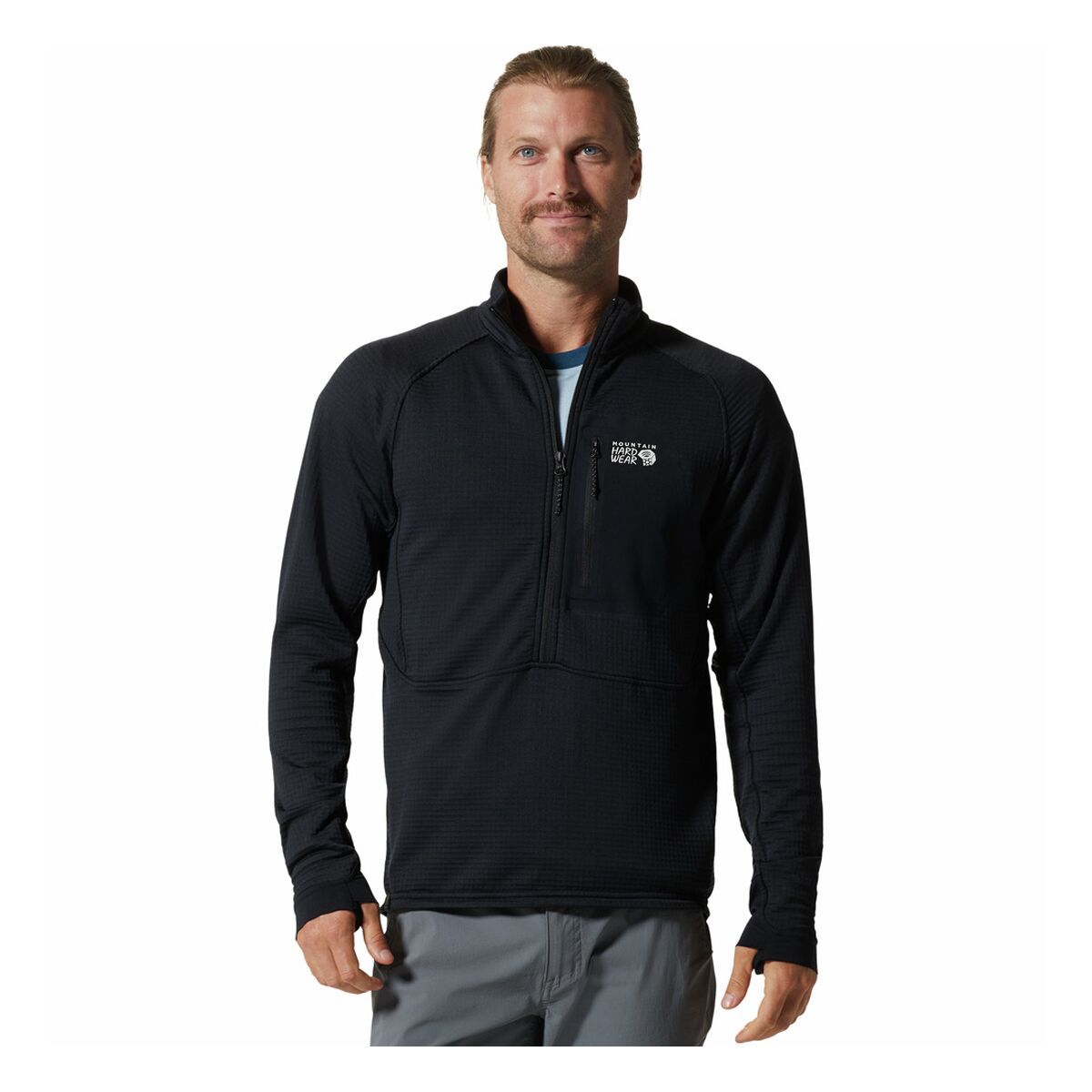 Mountain Hardwear Polartec Power Grid Half-Zip Jacket - Men