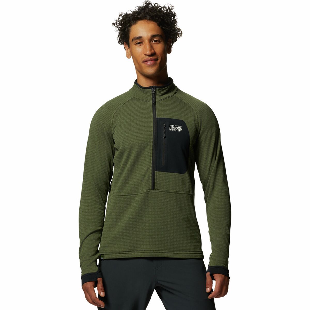 Mountain Hardwear Polartec Power Grid Half-Zip Jacket - Men's