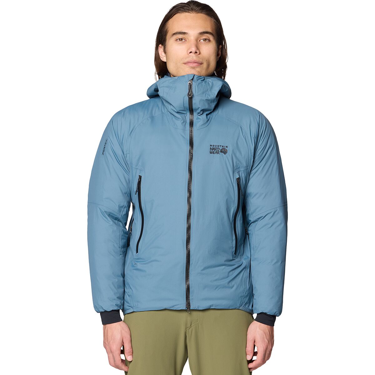 Image of Mountain Hardwear Storm Whisperer Insulated Jacket - Men's Adriatic Blue, L