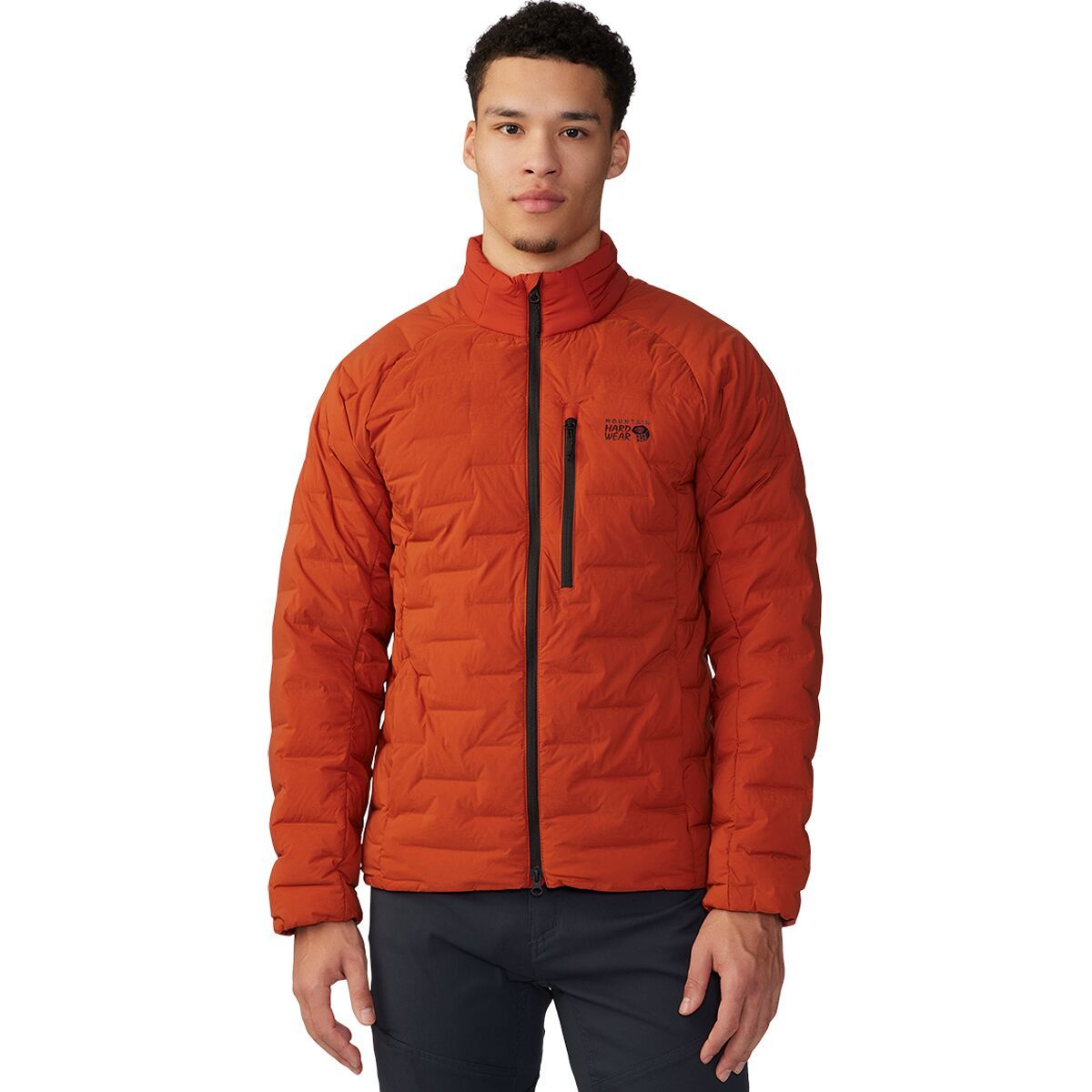 Image of Mountain Hardwear StretchDown Jacket - Men's Dark Copper, S