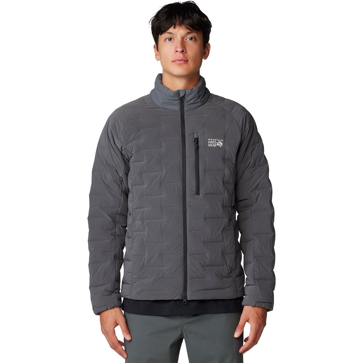 Image of Mountain Hardwear StretchDown Jacket - Men's Volcanic Heather, S