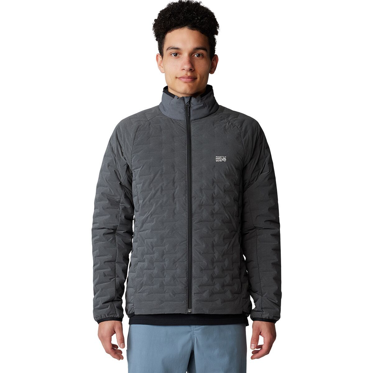 Mountain Hardwear Stretchdown Light Jacket - Men's Volcanic Heather, M