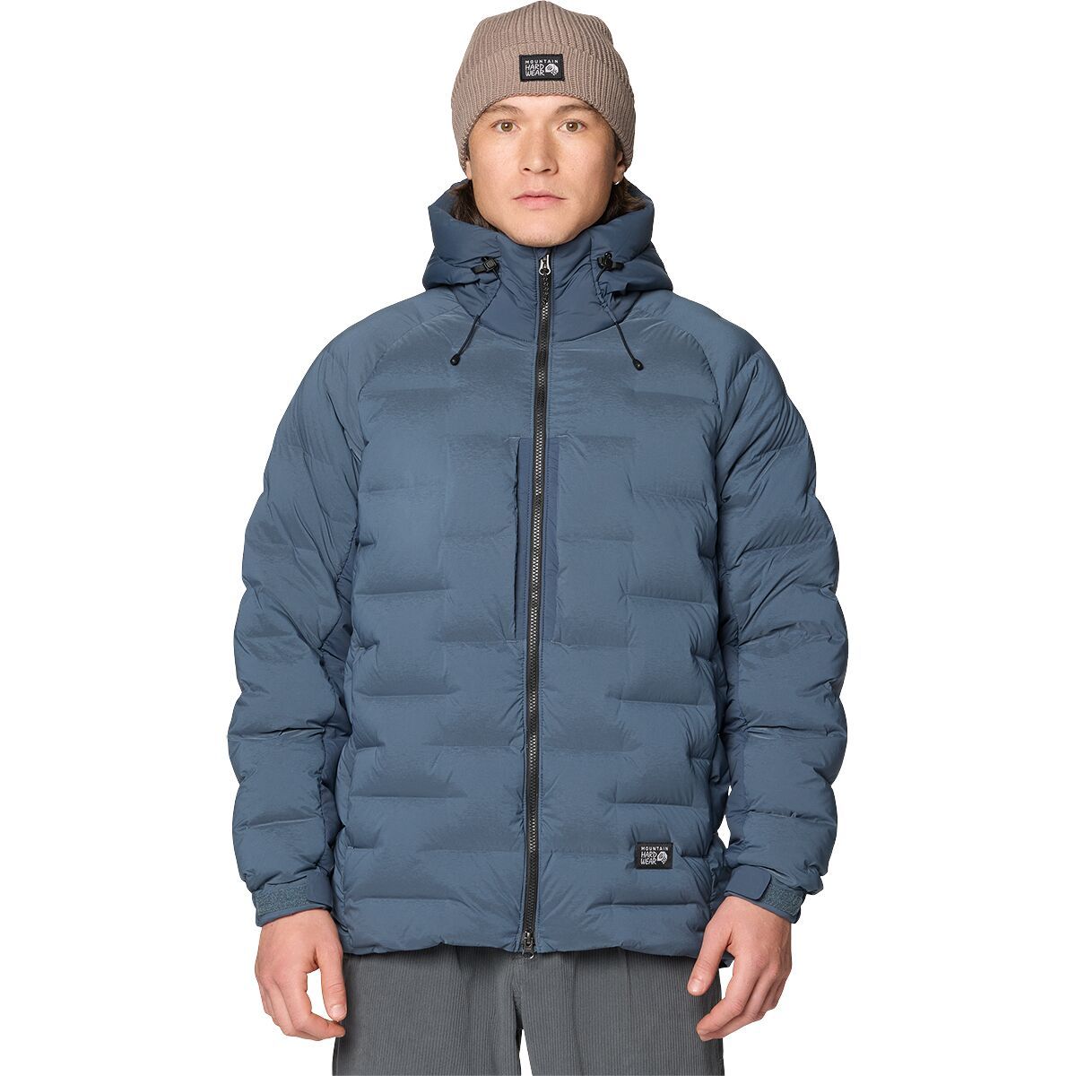 Image of Mountain Hardwear Stretchdown Parka - Men's Moon Blue, S