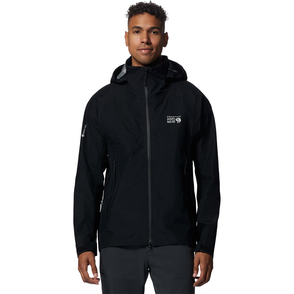 Image of Mountain Hardwear TrailVerse GORE-TEX Jacket - Men's Black, L