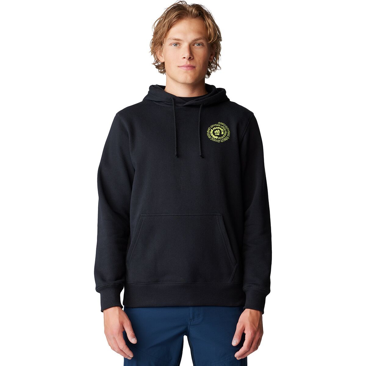 Image of Mountain Hardwear Type Swirl Pullover Hoodie - Men's Black, M