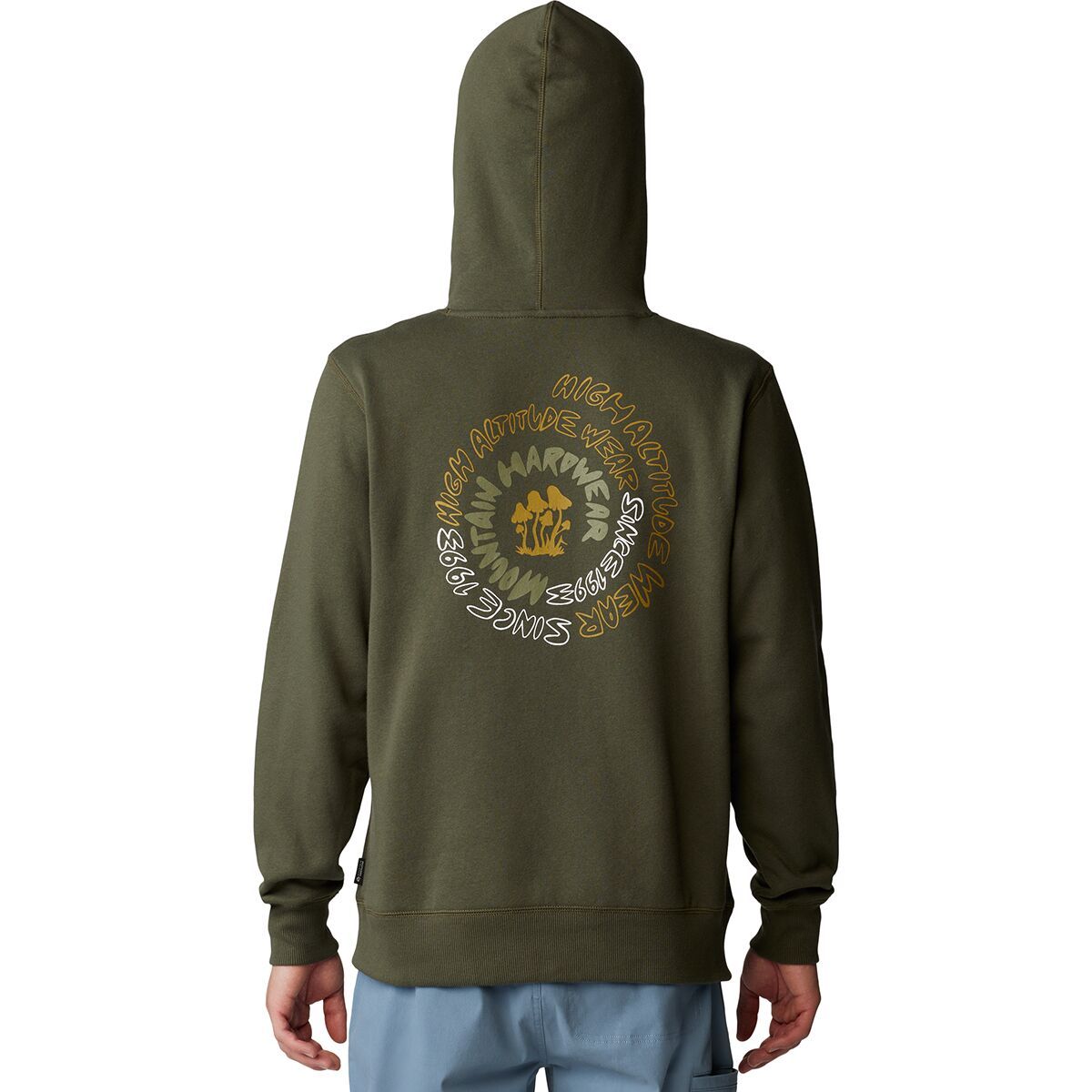 Image of Mountain Hardwear Type Swirl Pullover Hoodie - Men's Dark Pine, S