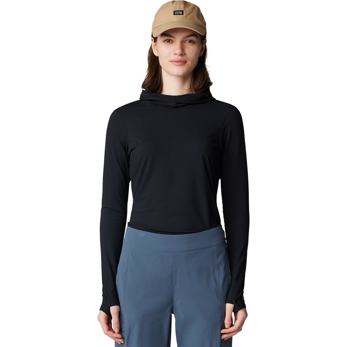 Image of Mountain Hardwear Butter Up Hooded Top - Women's Black, S