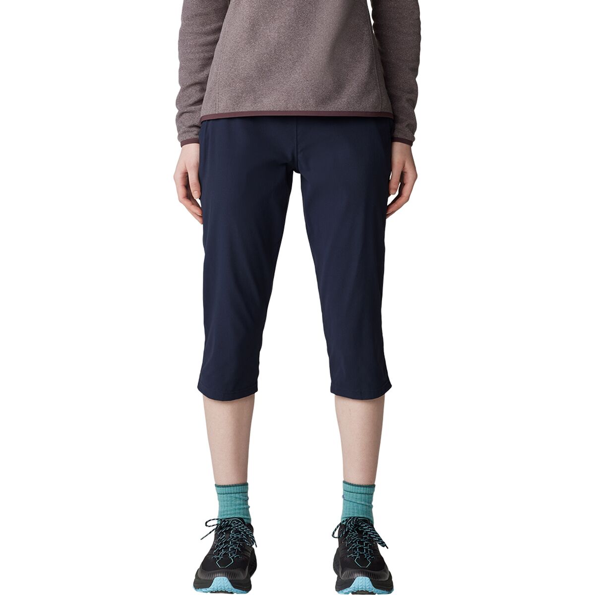 Image of Mountain Hardwear Dynama Capri Pant - Women's Abyss, S/Reg