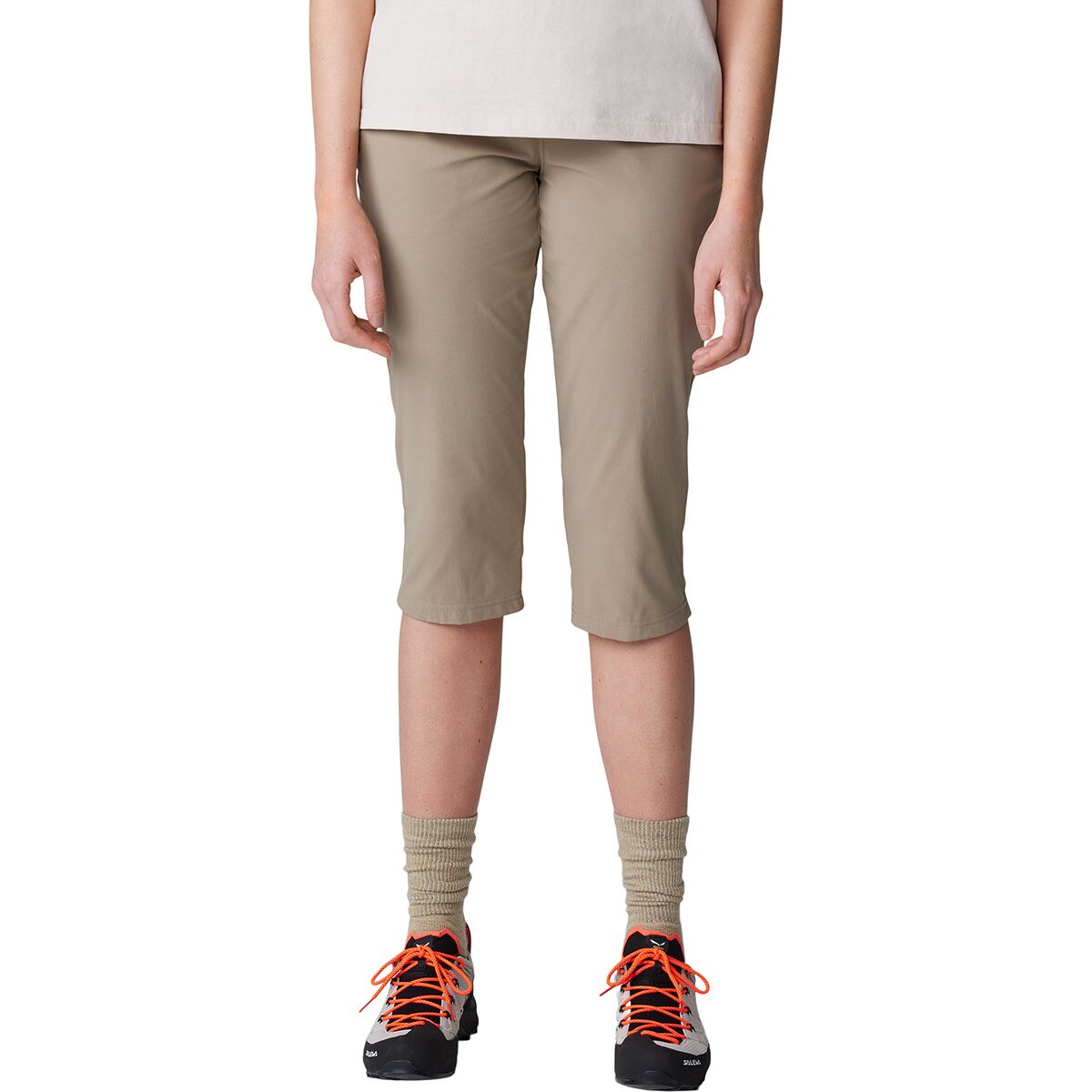 Image of Mountain Hardwear Dynama Capri Pant - Women's Khaki, XS/Reg