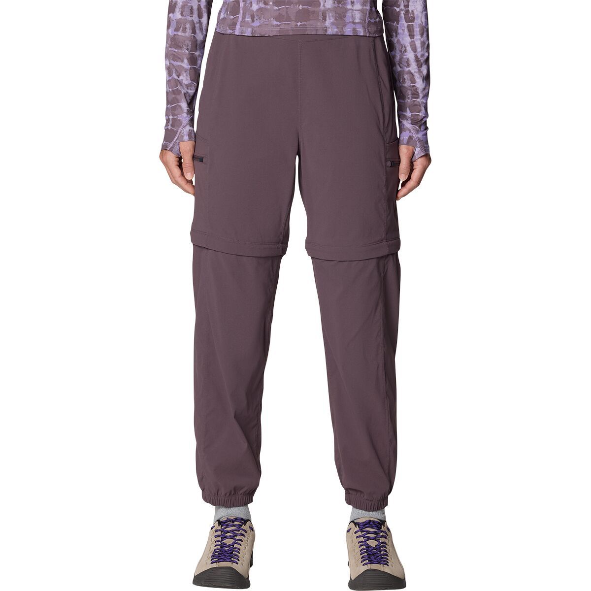 Image of Mountain Hardwear Dynama Convertible Utility Jogger - Women's Purple Sage, M/Reg