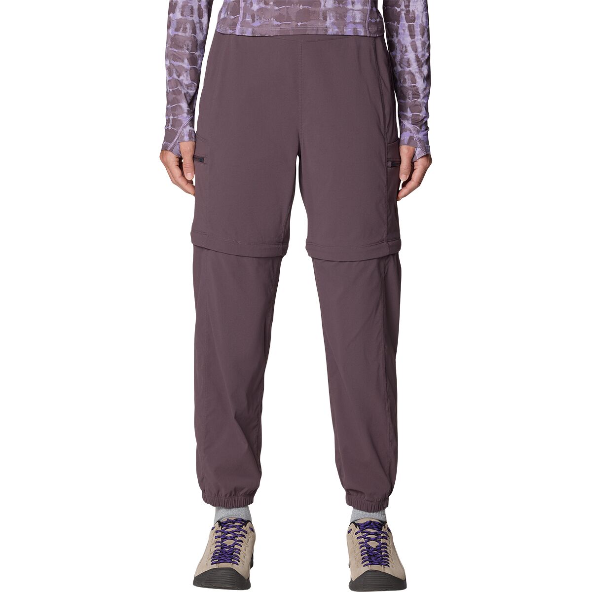 Image of Mountain Hardwear Dynama Convertible Utility Jogger - Women's Purple Sage, M/Reg
